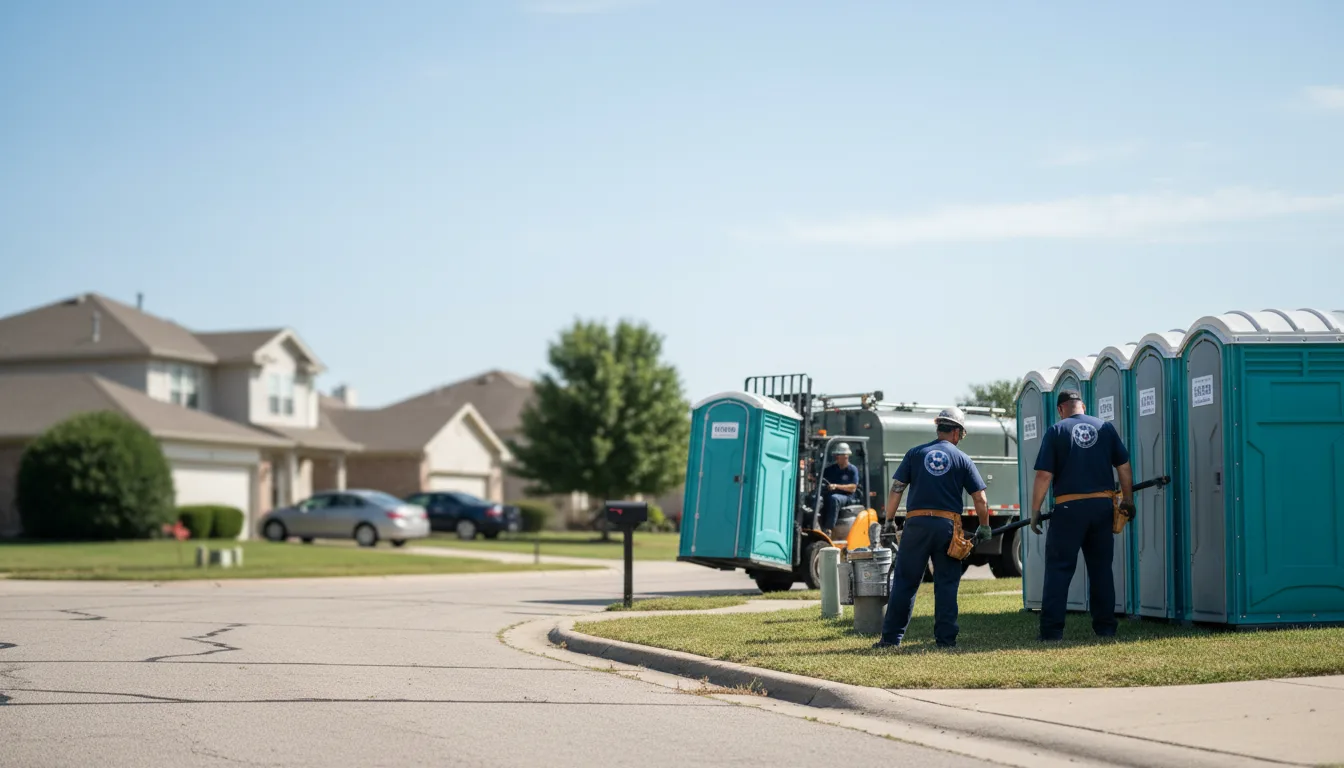 Porta Potty Rental in Glasford, IL near me